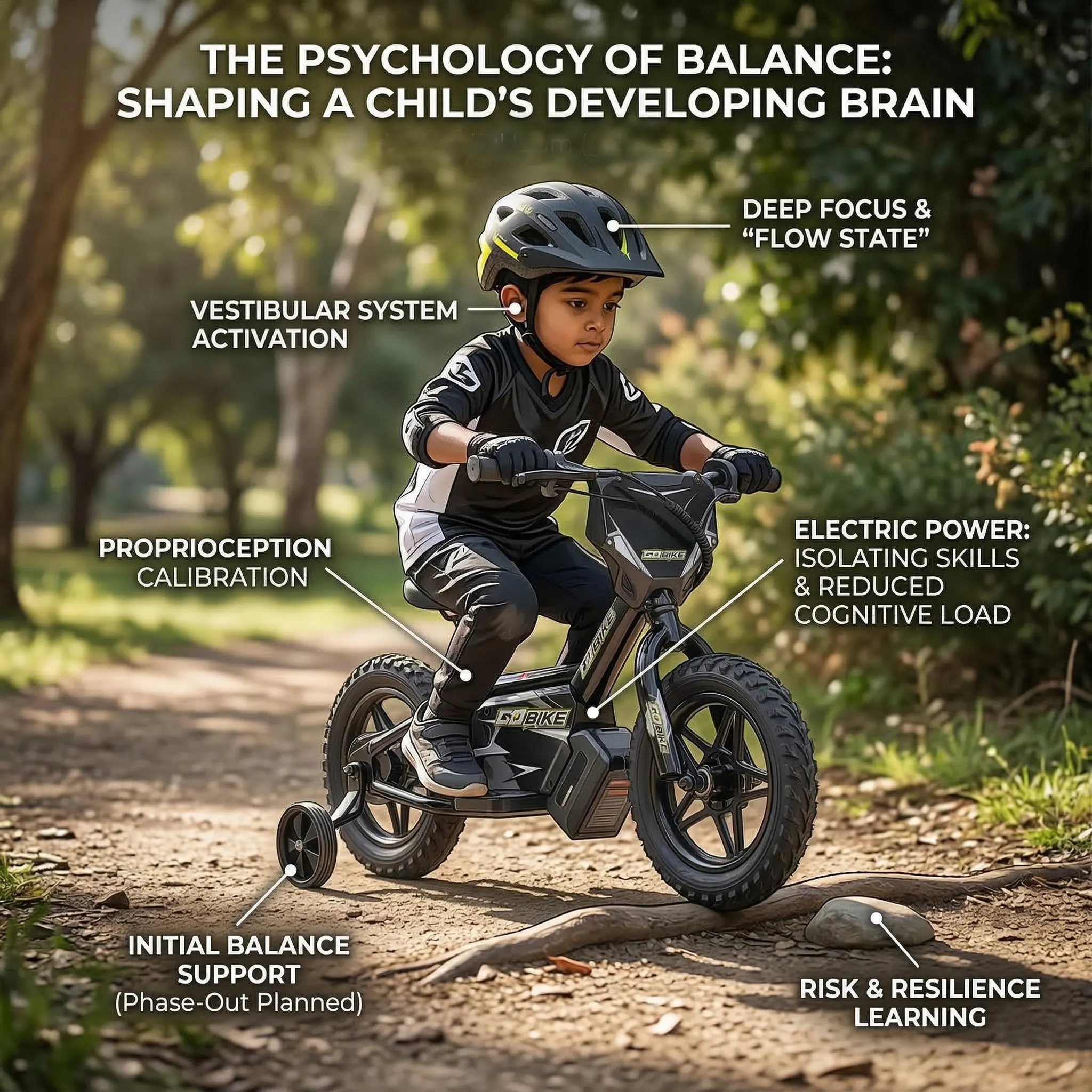The Psychology of Balance: How Two Wheels Shape a Child’s Developing Brain