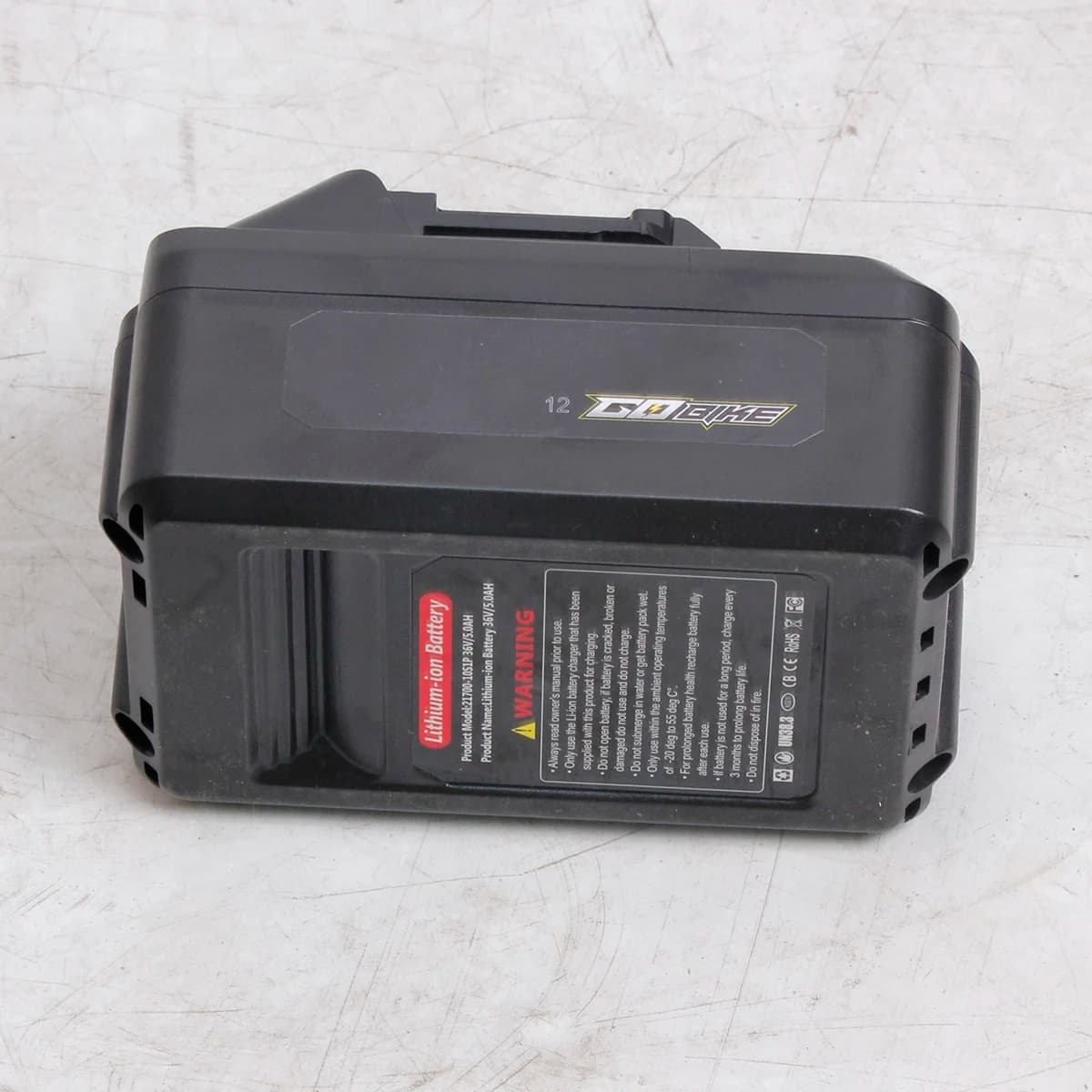 GoBike 5Ah Battery – Official Power for 12" & 16" Bikes thumbnail 2