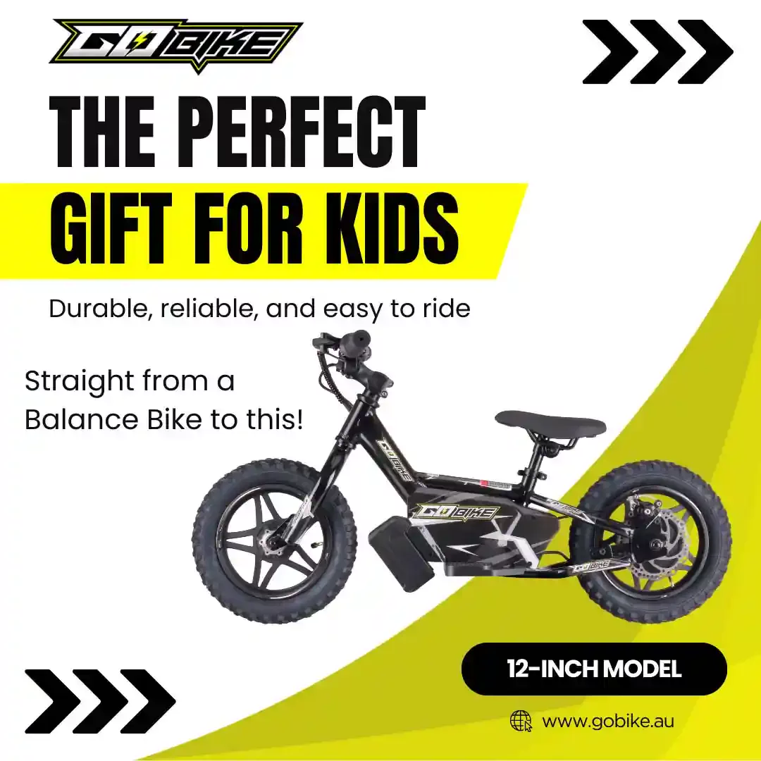 GoBike 12 Inch Ebike for Kids With Traning wheels – Perfect First Ride for Ages 2–5 thumbnail 3