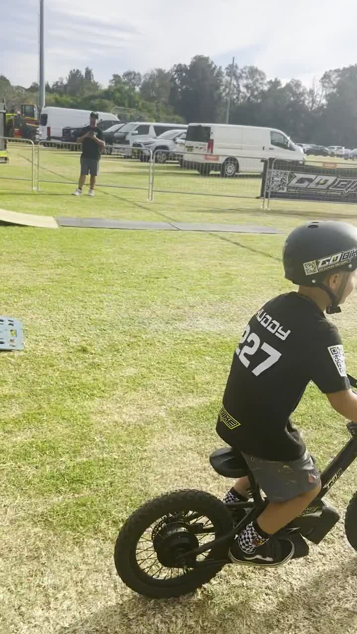 Watch This GoBike 16-inch Rip Through the Trail — Kids Electric Bike Drifts Like a Pro

Trail day just got a whole lot more exciting! [Rider's Name] took the GoBike 16-inch out for a proper ride today — full send on the trails, sliding through corners, and pulling off drift after drift like a total pro. 

This is exactly why the GoBike 16-inch is known as the fastest 16-inch kids electric bike on the market. With 3 adjustable speed modes, dual hydraulic disc brakes, and front suspension soaking up every root and rut, [Rider's Name] had full control even mid-drift — no wobbles, no fear, just pure grin-from-ear-to-ear riding.